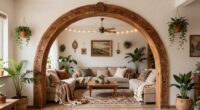 arches enhance boho style