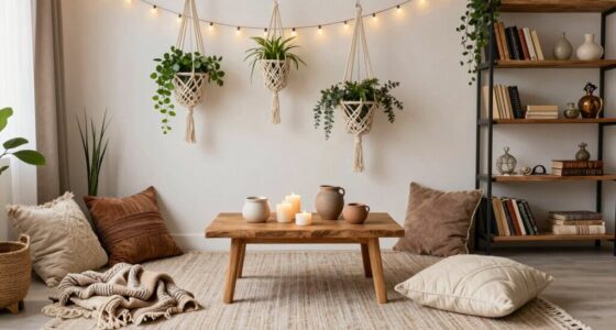 balanced airy organized decor