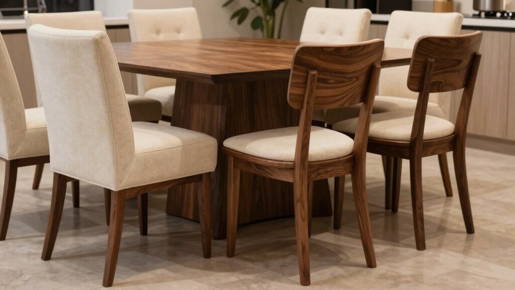 balanced eclectic dining design
