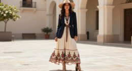 balanced structured boho style