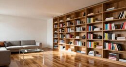 balancing bookshelf and space