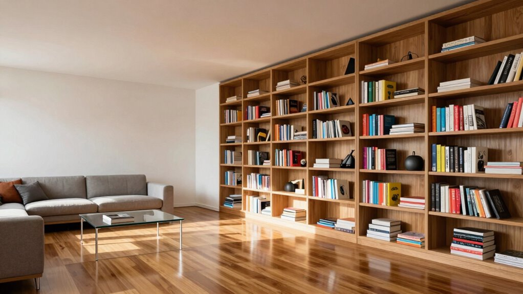 balancing bookshelf and space