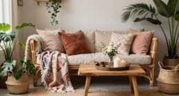balancing romantic boho style