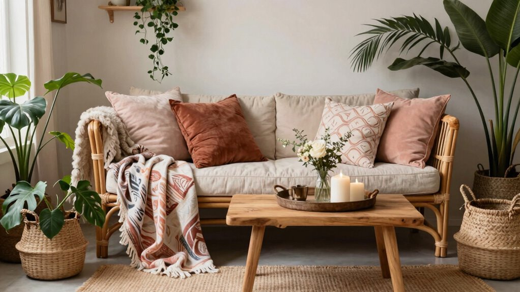 balancing romantic boho style