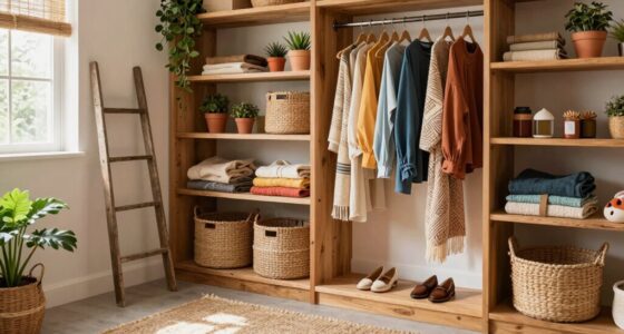 boho closet upgrades simplify