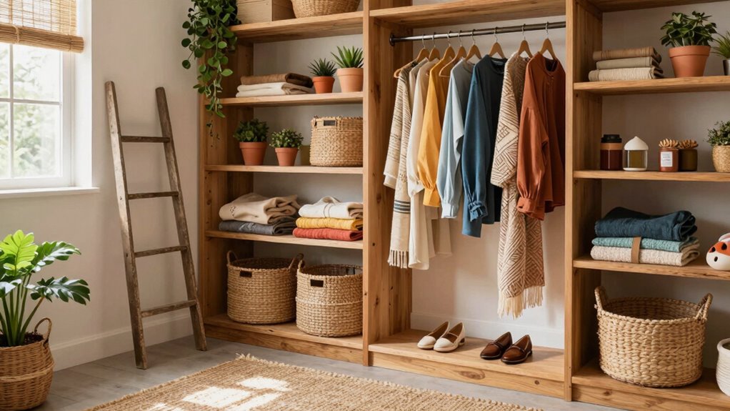 boho closet upgrades simplify