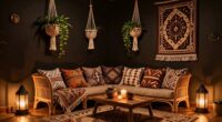 boho decor for dark rooms