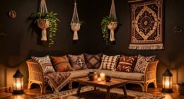 boho decor for dark rooms