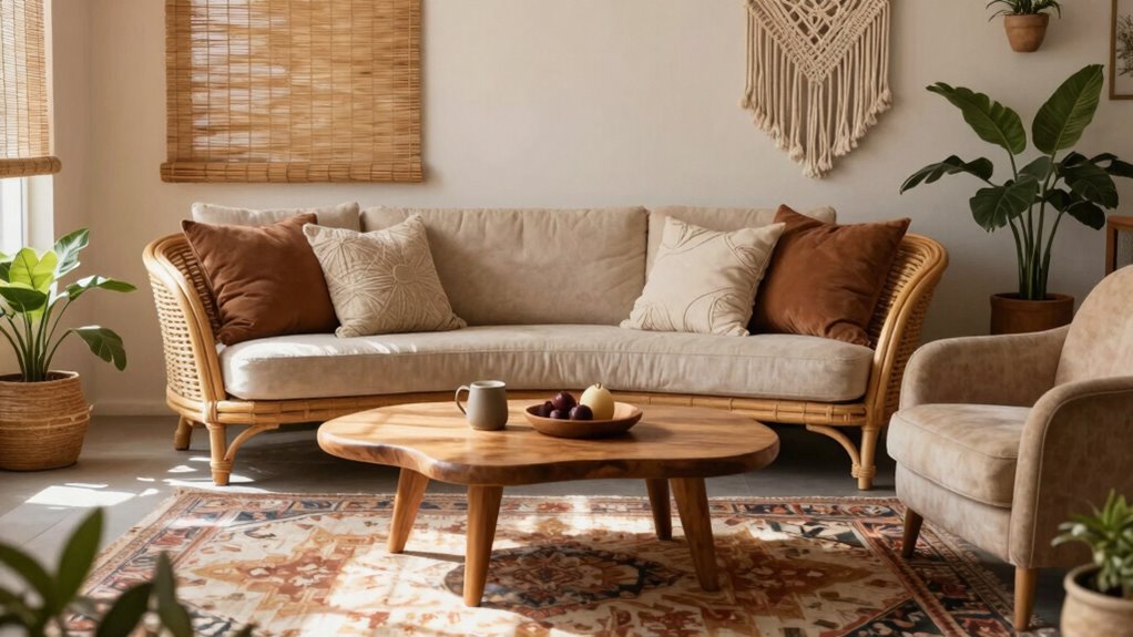 boho furniture shape choices