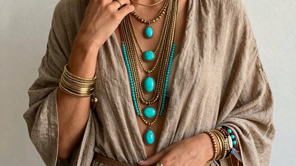 boho jewelry layering tips
