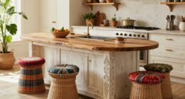 boho kitchen island styles