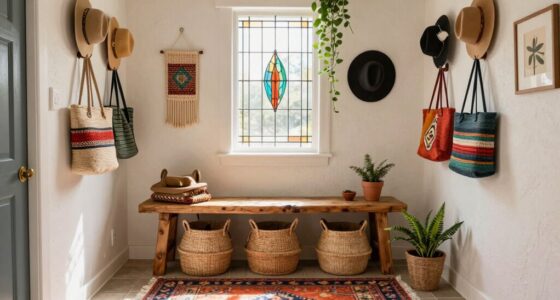 boho mudroom design ideas