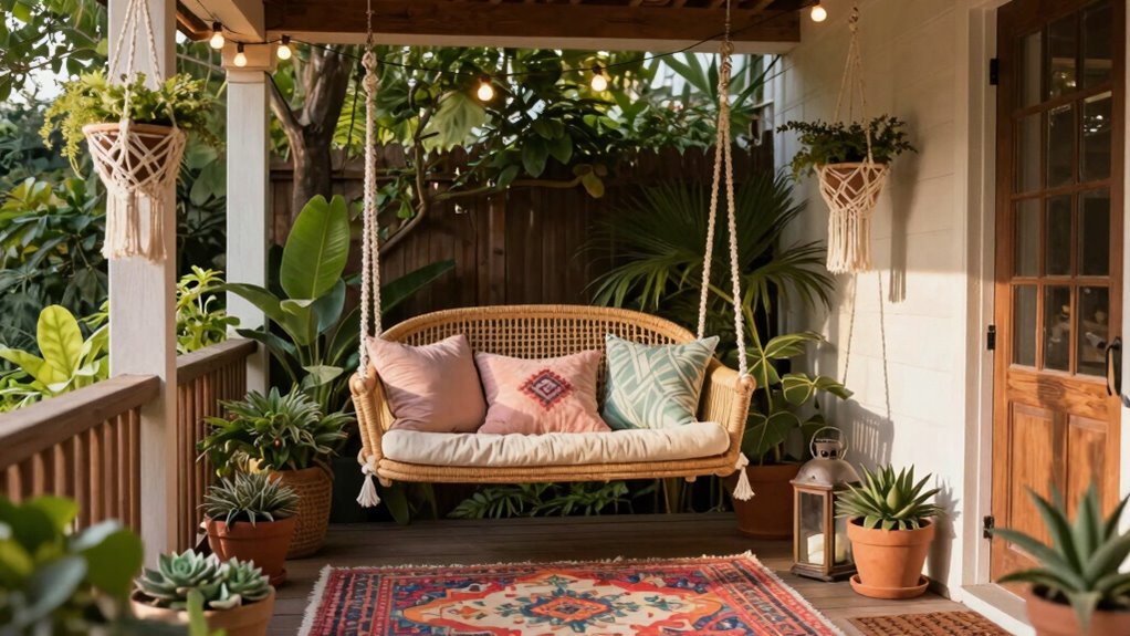 boho porch makeover ideas