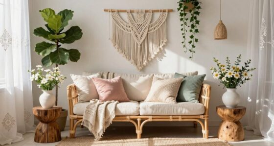 boho spring home decor