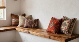 boho style bench ideas