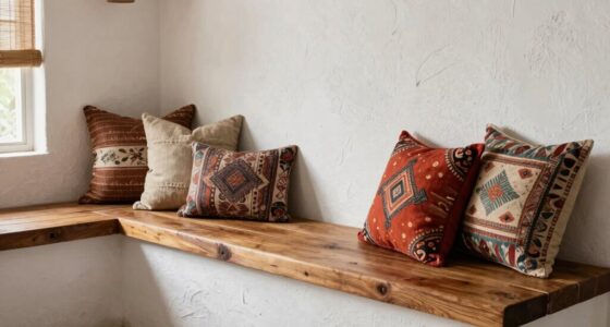 boho style bench ideas