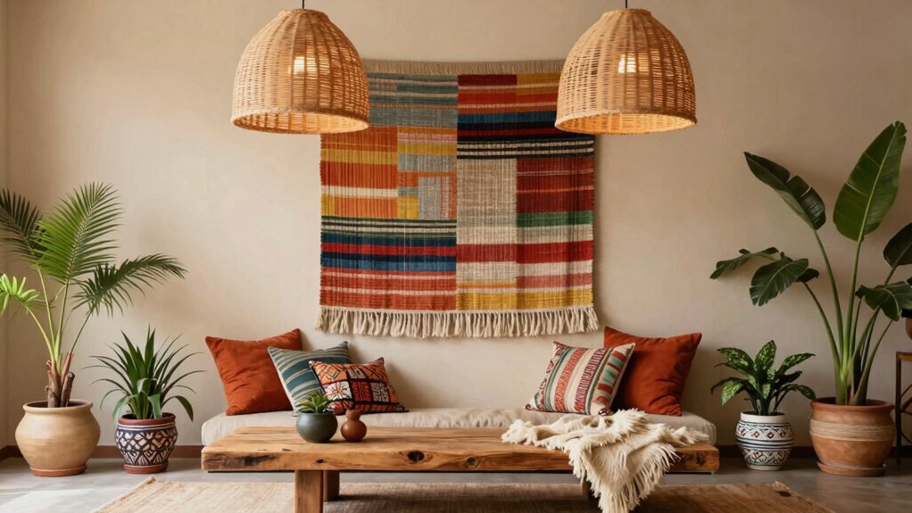 boho style wall decor