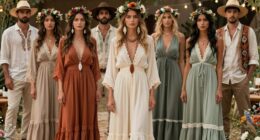 boho wedding guest outfits