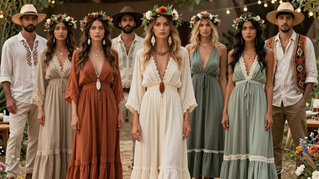 boho wedding guest outfits