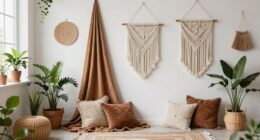 boho white wall decor