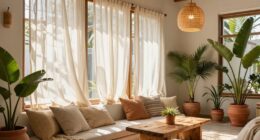 bright airy boho interiors