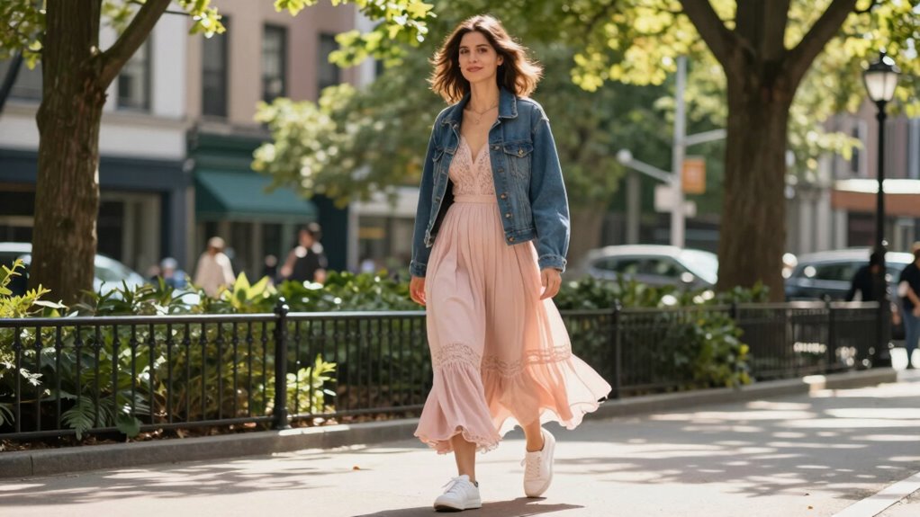 casual minimalist romantic styling