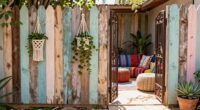 chic boho outdoor enclosures