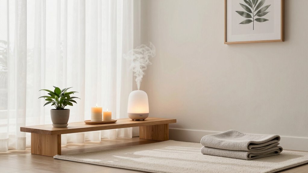 create a calming mindful space