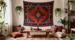 create a cohesive boho space