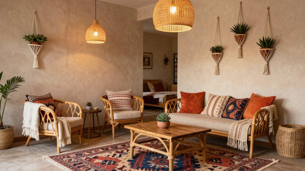 create a unified boho aesthetic
