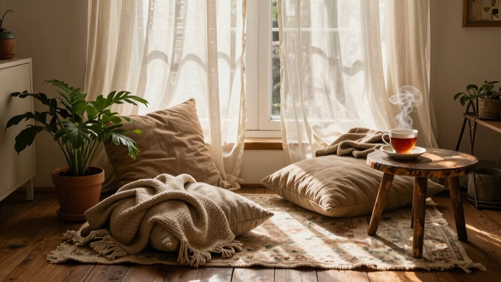 create calming personal retreat