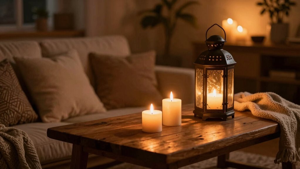 create cozy calming ambiance