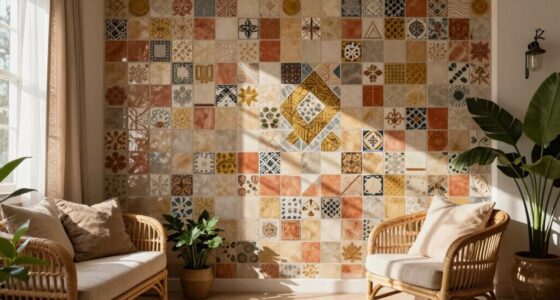 decorate with boho tiles