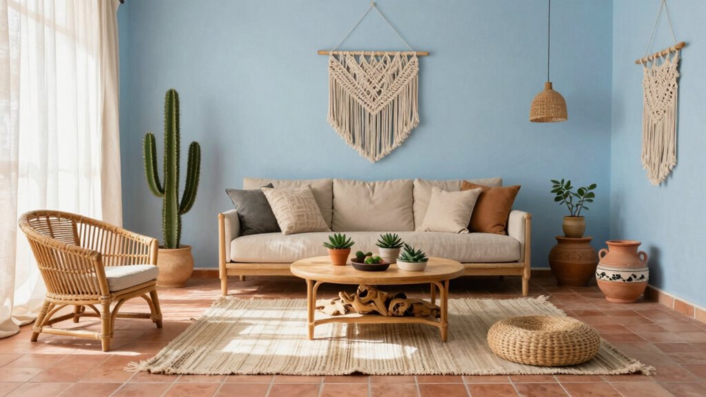 eclectic boho interior design