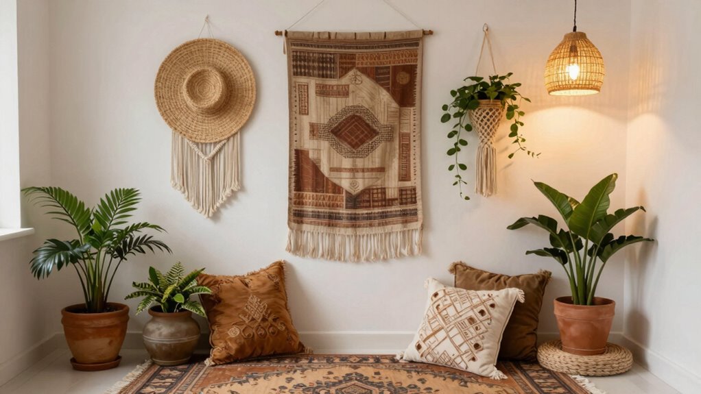 eclectic cozy sustainable textiles