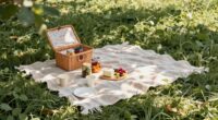 effortless minimalist outdoor dining