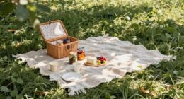 effortless minimalist outdoor dining