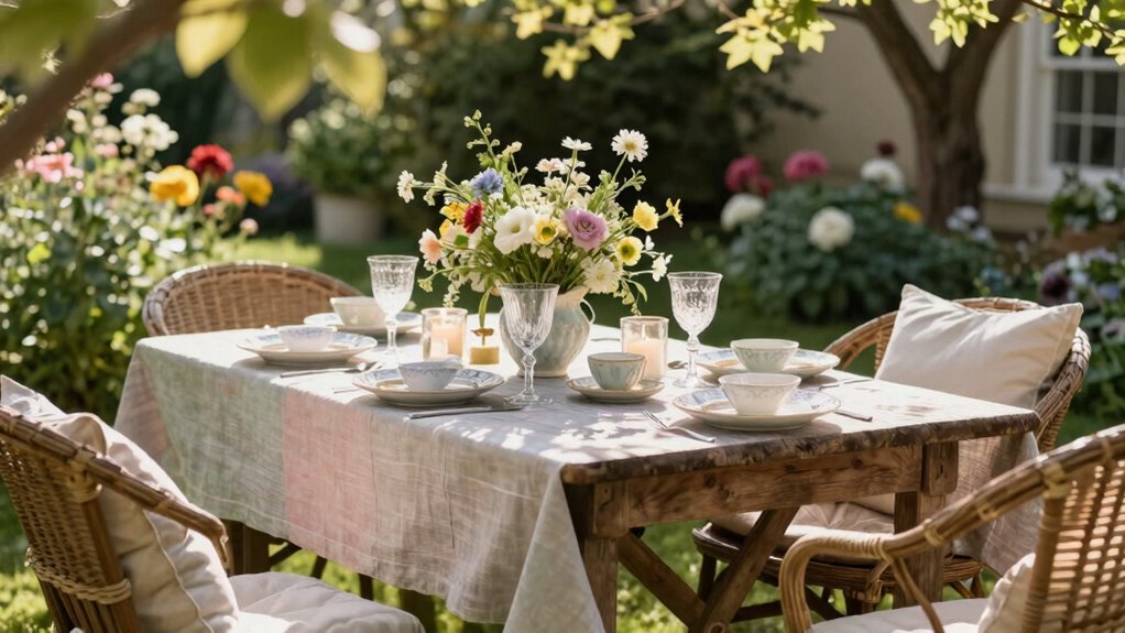 effortless outdoor table decor