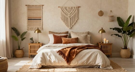 elegant boho bedroom decor