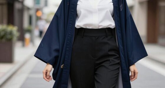 elegant casual kimono styling