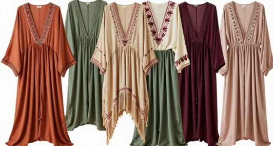 elegant earthy boho hues