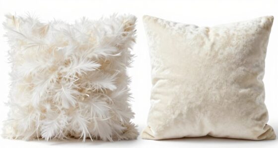 feather or polyester fullness