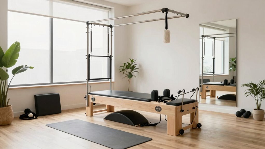 home pilates reformer setup
