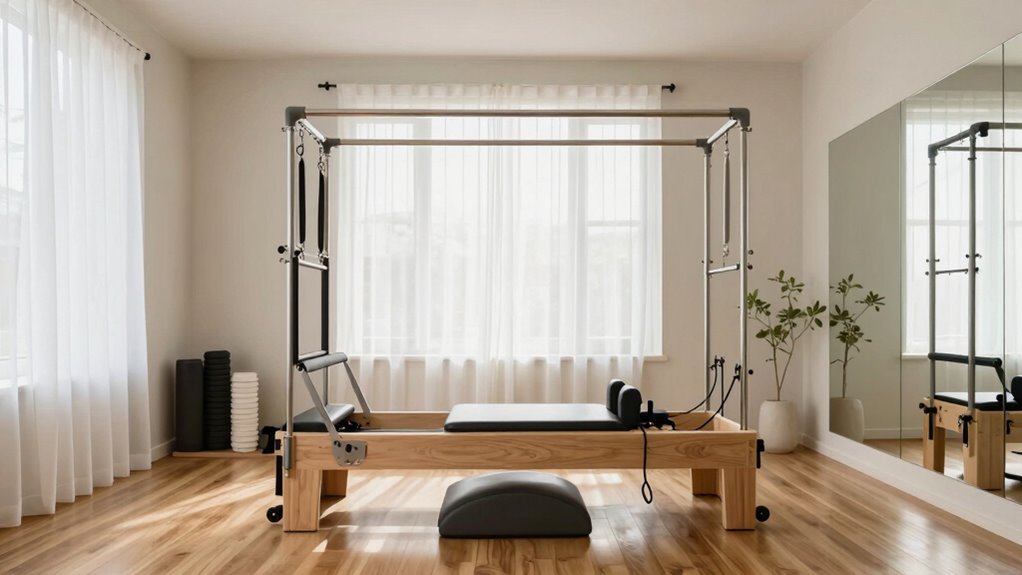 home pilates reformer setup