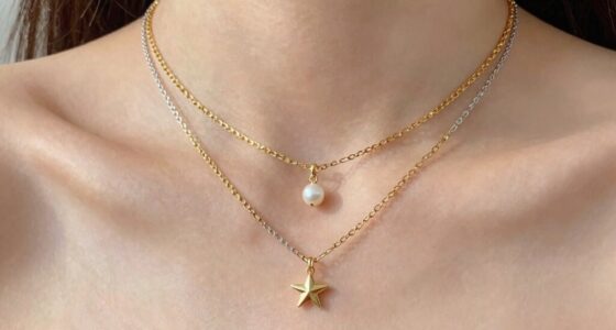 intentional layered necklace styling