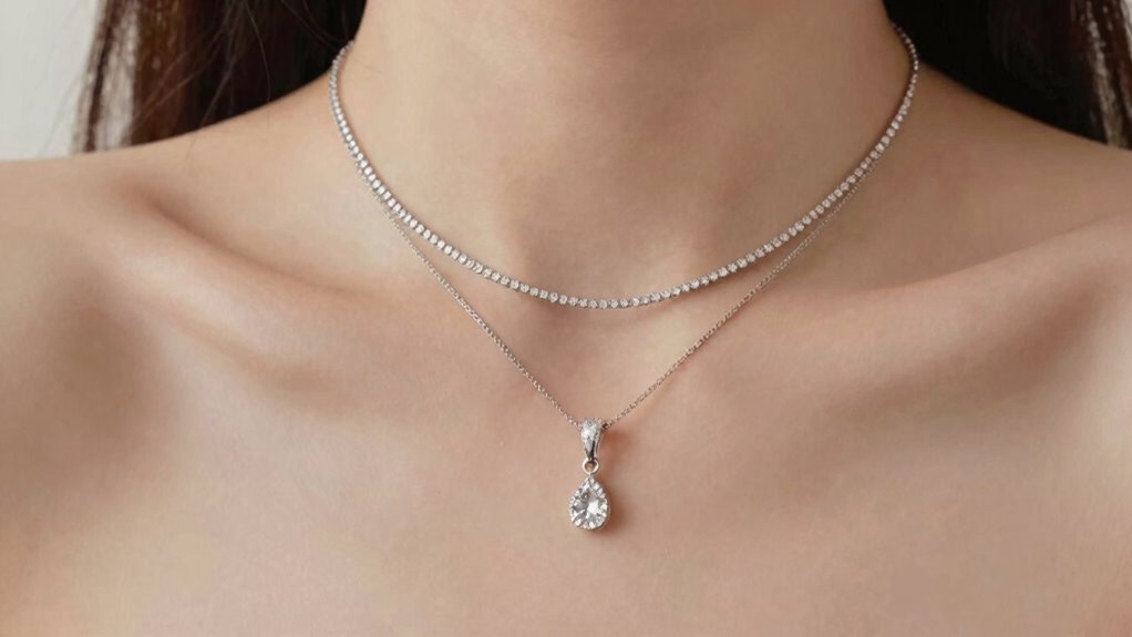 layered necklaces with varied lengths