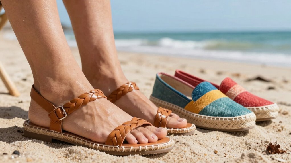 leather sandals offer versatility