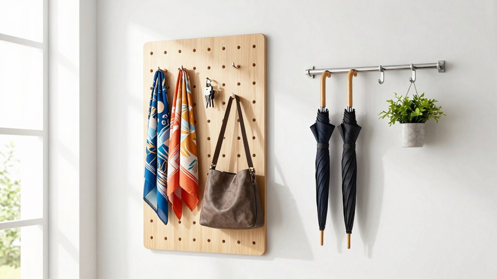 maximize space with hooks