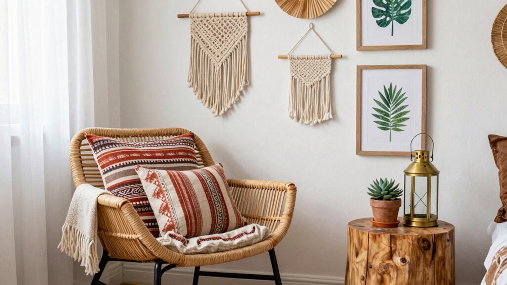 modern boho apartment decor