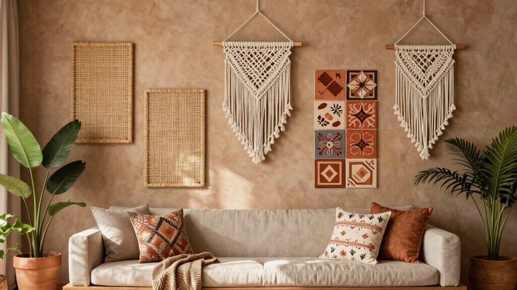 modern boho wall decor